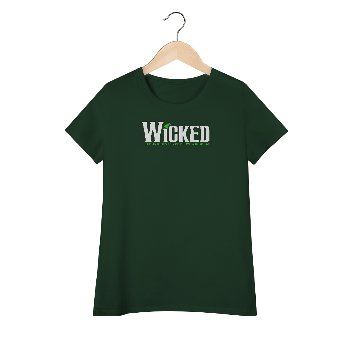 Nome do produto: Camiseta Feminina (Algodão Peruano) - Wicked The Musical
