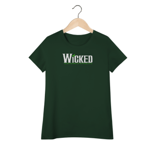 Nome do produtoCamiseta Feminina (Algodão Peruano) - Wicked The Musical