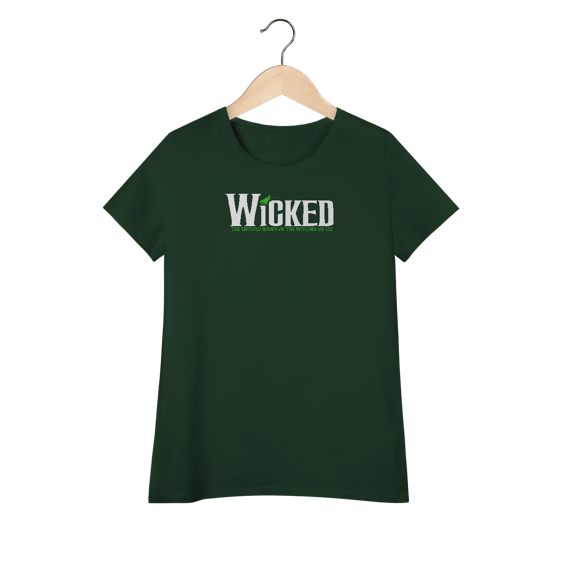 Camiseta Feminina (Algodão Peruano) - Wicked The Musical