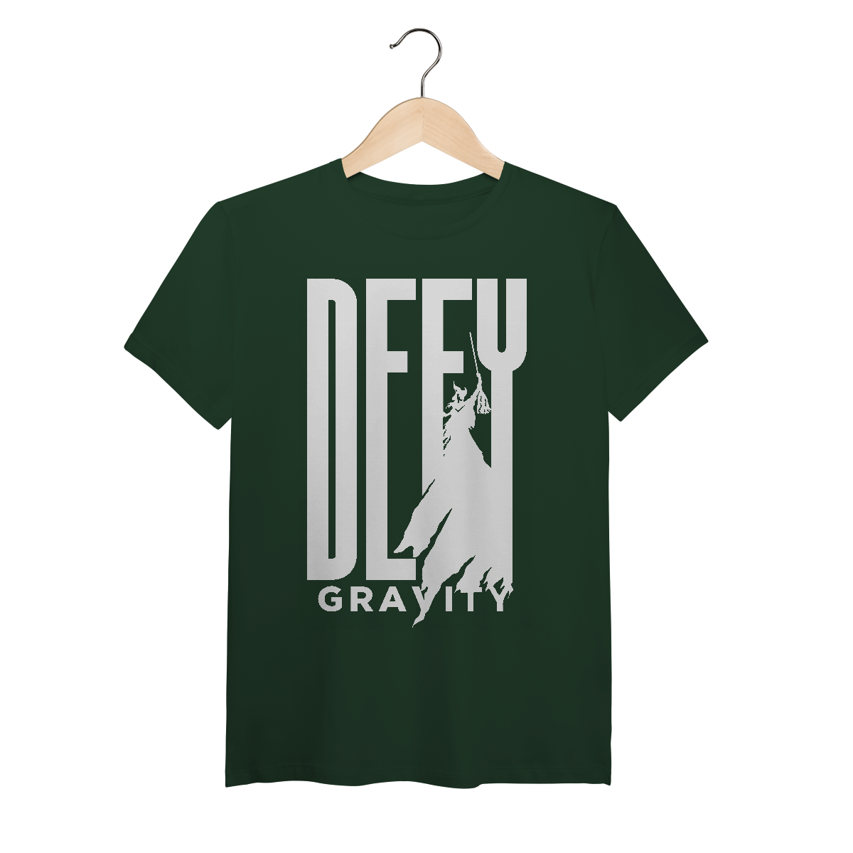Nome do produto: Camiseta (Algodão Peruano) - Defy Gravity