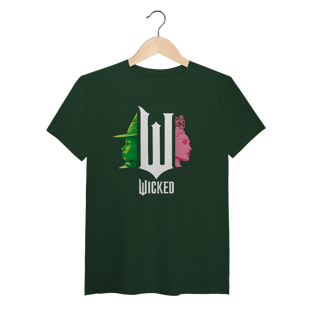 Camiseta (Algodão Peruano) - Wicked Movie (Pink And Green)
