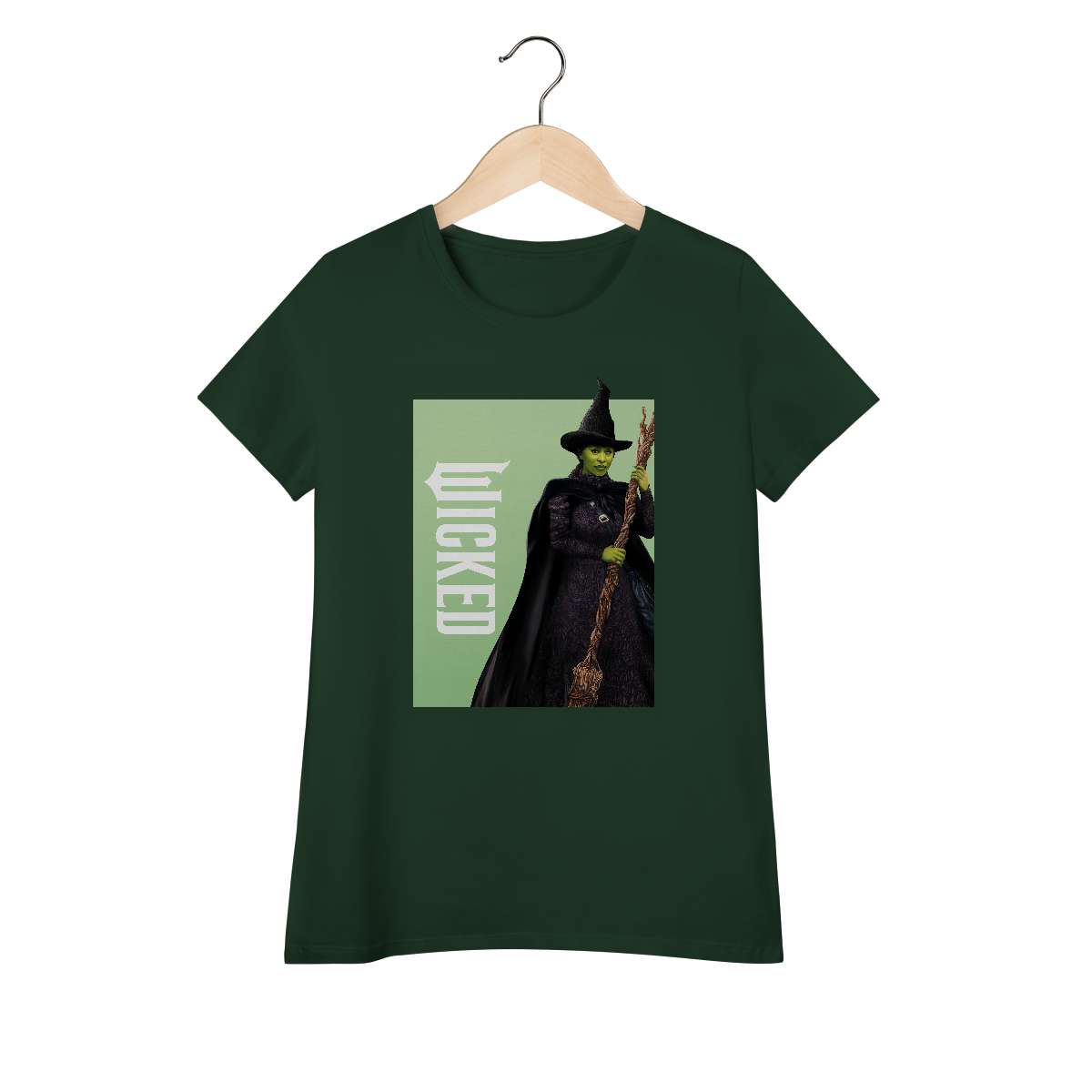 Nome do produto: Camiseta Feminina (Algodão Peruano) - Elphaba