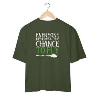 Nome do produtoCamiseta Oversized - Everyone Deserves The Chance To Fly
