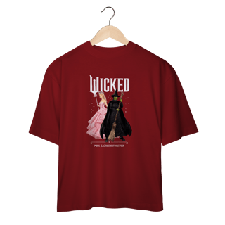 Nome do produtoCamiseta Oversized - Wicked: Pink And Green Forever