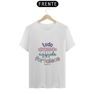 Nome do produto Camiseta tudo posso 