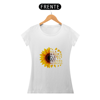 Nome do produto Camiseta F Girassol