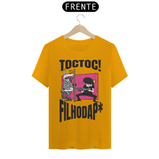 Nome do produto Camisa Unissex - Toc! Toc! - Versão 2