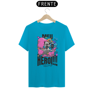 Nome do produto Camisa Unissex - Meu herói!!! - Versão 2