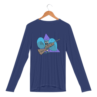 Nome do produto Camisa manga longa - Gnomo Azul