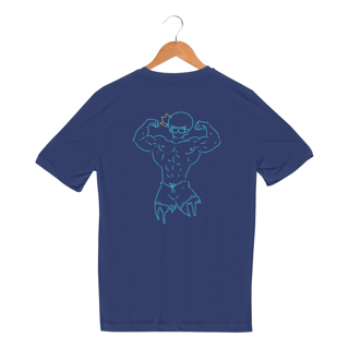 Nome do produto Camisa Unissex - Sport Dry UV - Estampas nas costas -  Academia - Versão 4