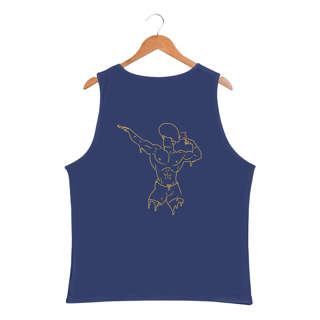 Nome do produto Regata masculina - Sport Dry UV - Academia - Estampa nas costas - Versão 8