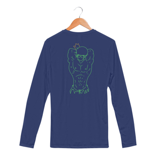 Nome do produto Camisa Manga Longa Unissex - Sport Dry UV - Academia - Estampa nas costas - Versão 9