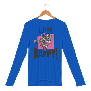 Nome do produto Camisa manga longa - Feliz - versão 2