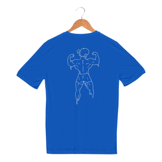 Nome do produto Camisa Unissex - Sport Dry UV -  Estampas nas costas - Academia - Versão 1