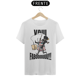 Nome do produto Camisa Unissex - Vai fabo! - versão com texto