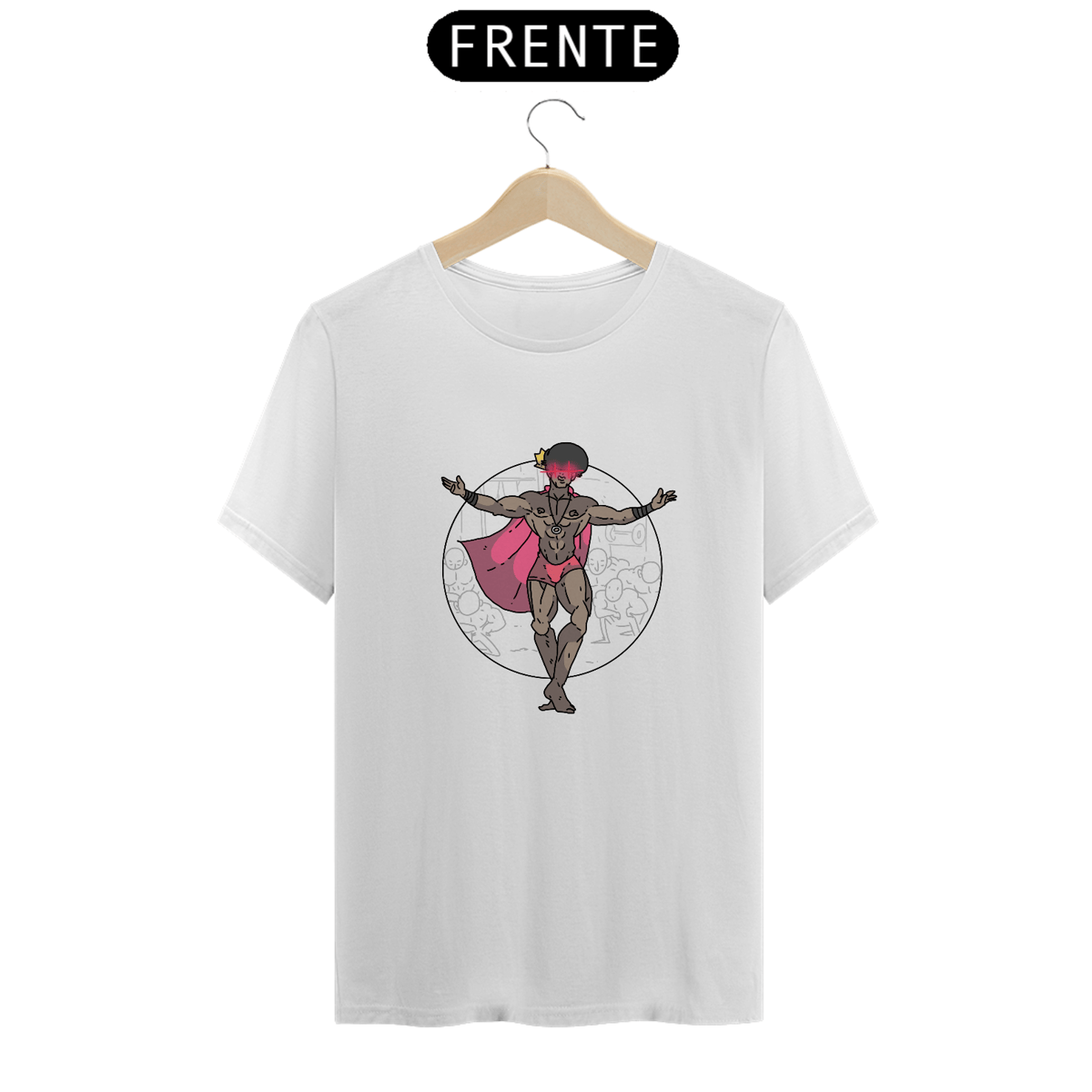 Nome do produto: Camisa Unissex - Eu treino pernas!