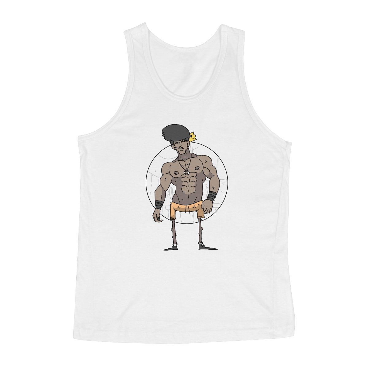 Nome do produto: Regata masculina - Não treino pernas - versão 2