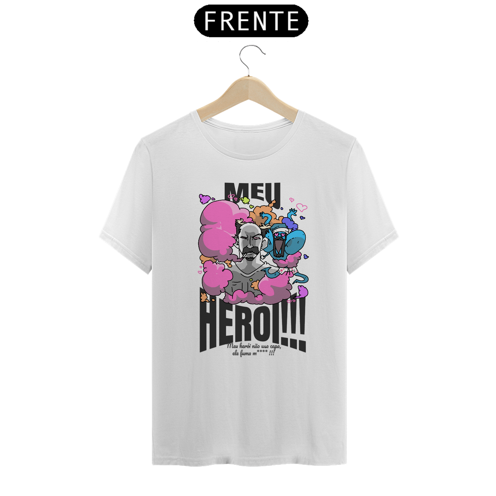 Camisa Unissex - Meu herói!!! - Versão 2