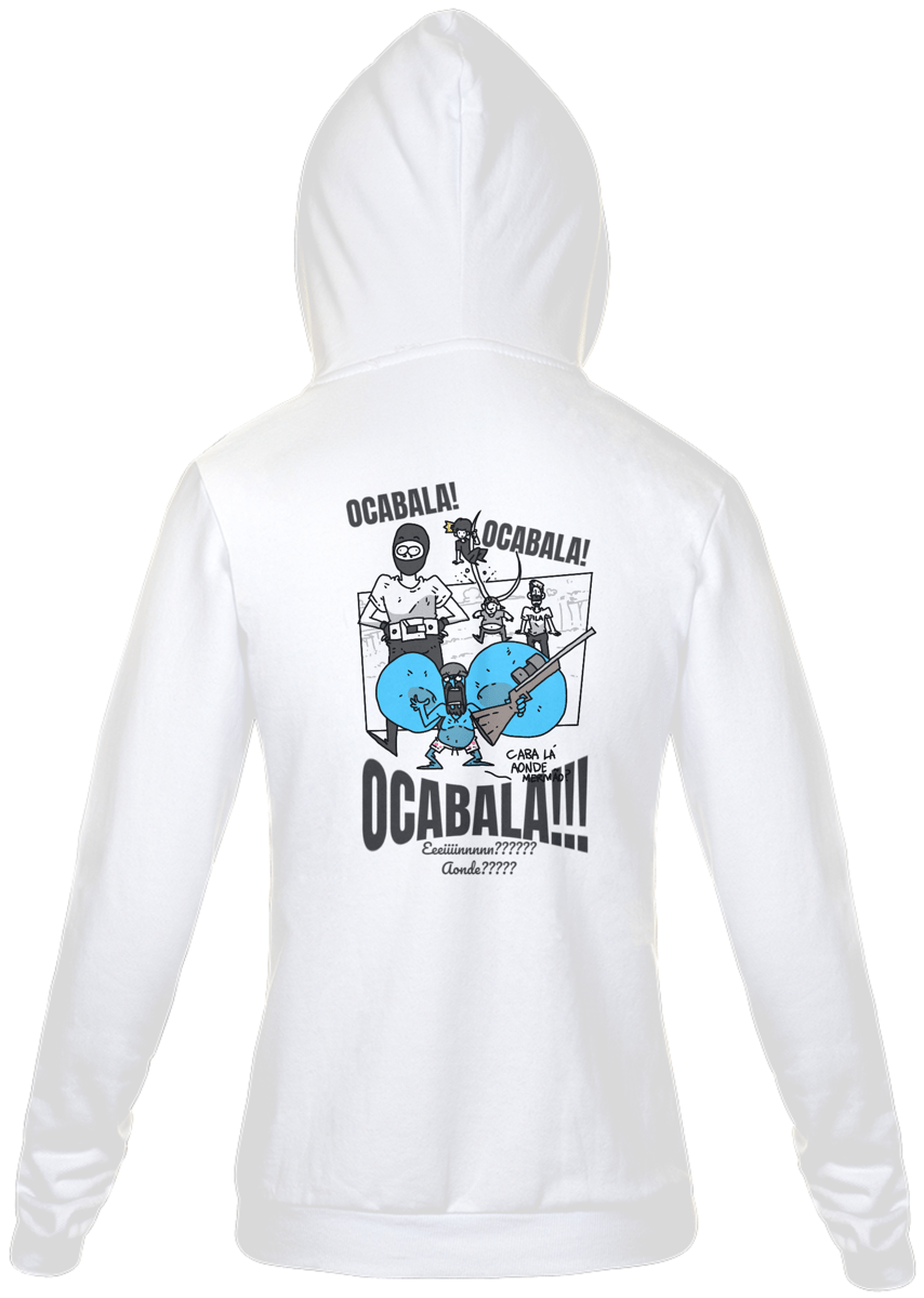 Nome do produto: Moletom com zíper - O caba lá - versão 2