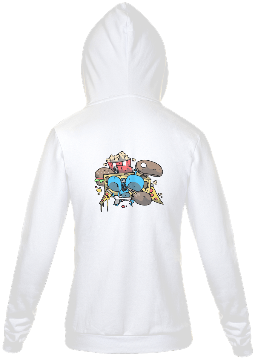 Nome do produto: Moletom com Zíper - Tem que merendar