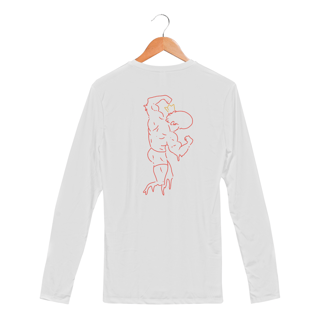 Nome do produto Camisa manga longa unissex - Sport Dry UV - Estampas nas costas -  academia - versão 2