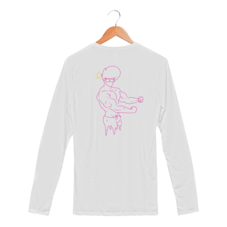 Nome do produto Camisa Manga Longa Unissex - Sport Dry UV - Academia - Estampa nas costas - Versão 6