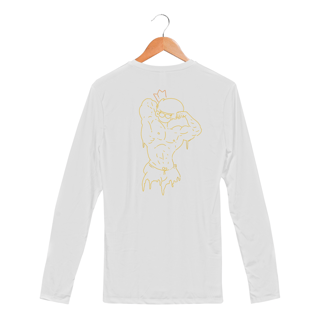 Nome do produto Camisa Manga Longa Unissex - Sport Dry UV - Academia - Estampa nas costas - Versão 10