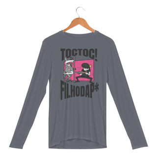 Nome do produto Camisa manga longa - Toc! Toc! - versão 2