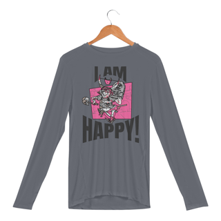 Nome do produto Camisa manga longa - Feliz - versão 2