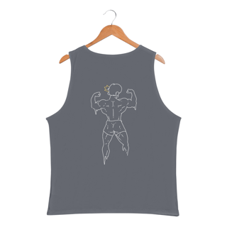 Nome do produto Regata masculina - Sport Dry UV - Estampas nas costas -  Academia - Versão 