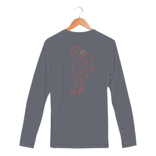 Nome do produto Camisa manga longa unissex - Sport Dry UV - Estampas nas costas -  academia - versão 2