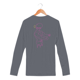 Nome do produto Camisa Manga Longa Unissex - Sport Dry UV - Academia - Estampa nas costas - Versão 6