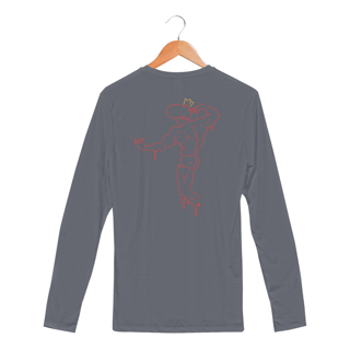 Nome do produto Camisa Manga Longa Unissex - Sport Dry UV - Academia - Estampa nas costas - Versão 7
