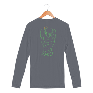 Nome do produto Camisa Manga Longa Unissex - Sport Dry UV - Academia - Estampa nas costas - Versão 9