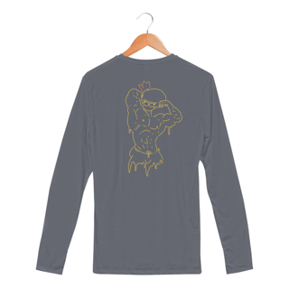 Nome do produto Camisa Manga Longa Unissex - Sport Dry UV - Academia - Estampa nas costas - Versão 10