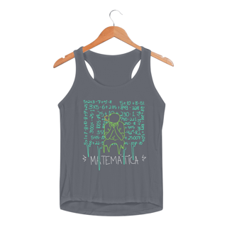 Nome do produto Regata feminina - Sport Dry UV - Matemática