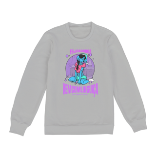 Nome do produto Moletom - Azul fêmea - versão 2