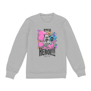 Nome do produto Moletom - Meu herói!!! - versão 2