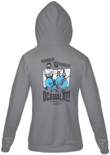 Nome do produto Moletom com zíper - O caba lá - versão 2