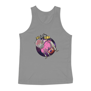 Nome do produto Regata masculina - Boi no espaço