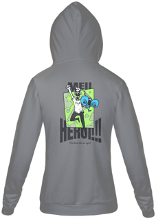 Nome do produto Moletom com zíper - Meu herói - versão 5