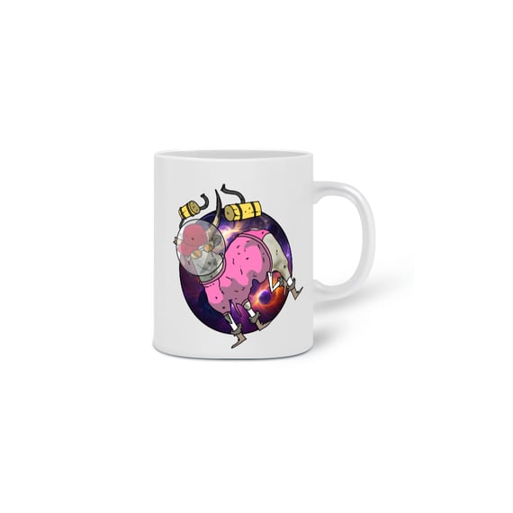 Caneca - Boi no espaço
