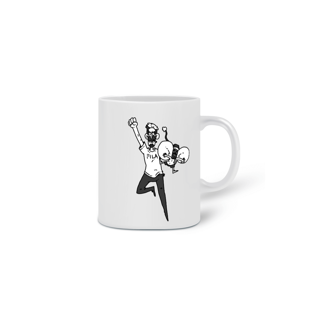 Caneca minimalista - Meu herói