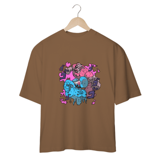 Nome do produto Camiseta Oversized Unissex - Eu e vc