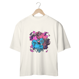 Nome do produto Camiseta Oversized Unissex - Eu e vc