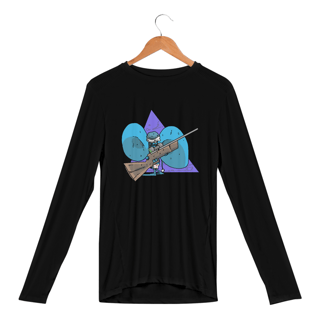 Nome do produto Camisa manga longa - Gnomo Azul