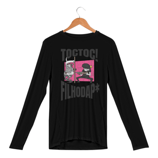 Nome do produto Camisa manga longa - Toc! Toc! - versão 2