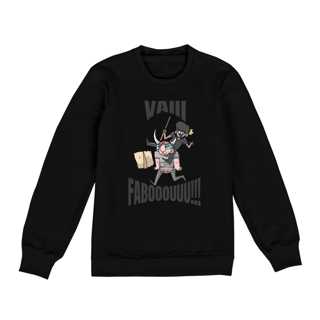 Nome do produto Moletom - Vai Fabo - versão 2