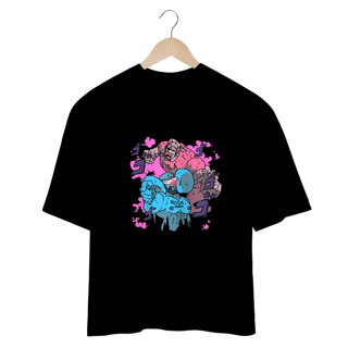 Nome do produto Camiseta Oversized Unissex - Eu e vc