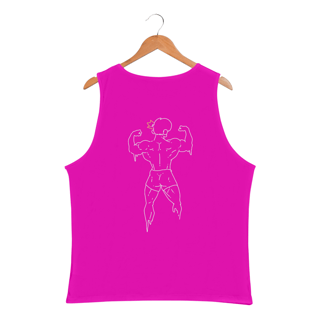 Nome do produto Regata masculina - Sport Dry UV - Estampas nas costas -  Academia - Versão 